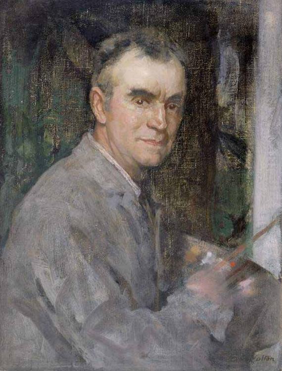 Edward Arthur Walton Self portrait oil painting image